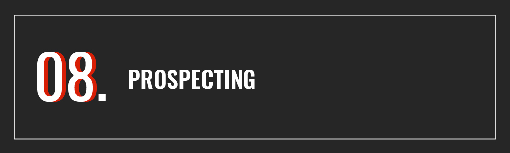 #8 prospecting. sales skills.